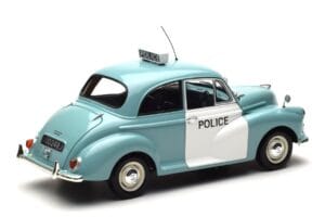 Morris Minor Politi Blå & Hvid Minichamps 1:18 150137090 Metal — billede 3 af 8