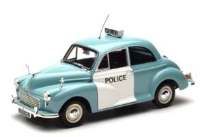 Morris Minor Politi Blå & Hvid Minichamps 1:18