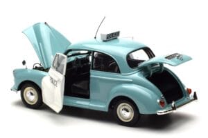 Morris Minor Politi Blå & Hvid Minichamps 1:18 150137090 Metal — billede 5 af 8