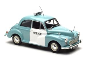 Morris Minor Politi Blå & Hvid Minichamps 1:18 150137090 Metal — billede 6 af 8