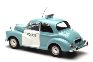 Morris Minor Politi Blå & Hvid Minichamps 1:18 150137090 Metal — billede 7 af 8