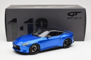 Nissan Fairlady Z Z35 Bayside Blå GT Spirit 1:18 GT387 Resin — billede 6 af 6