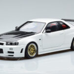 Nissan Skyline GT-R R34 Nismo Z-Tune Hvid MotorHelix 1:18