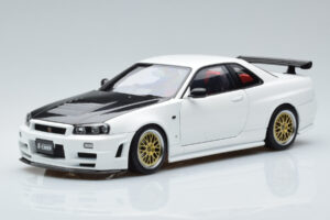 Nissan Skyline GT-R R34 Nismo Z-Tune Hvid MotorHelix 1:18