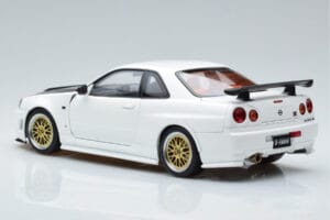 Nissan Skyline GT-R R34 Nismo Z-Tune Hvid MotorHelix 1:18 M83407 Metal — billede 7 af 11