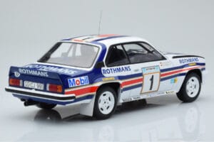 Opel Ascona 400 Rothmans #1 W. Rohrl / C. Geistdorfer Rally Acropolis 1982 IXO 1:18 18RMC097A Metal — billede 2 af 6