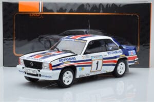 Opel Ascona 400 Rothmans #1 W. Rohrl / C. Geistdorfer Rally Acropolis 1982 IXO 1:18 18RMC097A Metal — billede 6 af 6