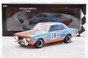 Opel Commodore A Steinmetz Gulf #18 Joossens / Byttebier 24 Hours of Spa 1971 Minichamps 1:18 155714618 Metal — billede 6 af 6