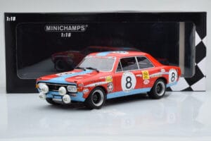 Opel Commodore A Steinmetz #8 Tuerlinx / T. Pilette 24 Hours of Spa 1972 Minichamps 1:18 155724608 Metal — billede 6 af 6