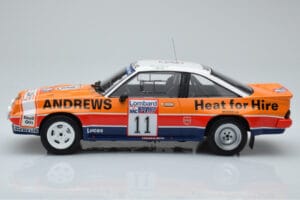 Opel Manta 400 #11 R. Brookes / M. Broad RAC Rally 1985 IXO 1:18 18RMC099 Metal — billede 3 af 6