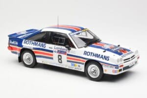Opel Manta 400 Rothmans #8 J. McRae / I. Grindrod Lombard RAC Rally 1983 IXO 1:18 18RMC038A Metal — billede 4 af 6