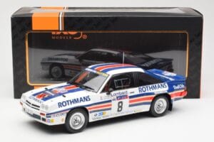 Opel Manta 400 Rothmans #8 J. McRae / I. Grindrod Lombard RAC Rally 1983 IXO 1:18 18RMC038A Metal — billede 6 af 6