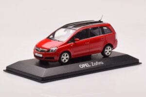 Opel Zafira B OPC Rød Minichamps 1:43 400045300 Metal — billede 2 af 4