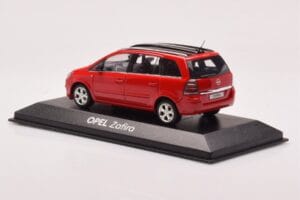 Opel Zafira B OPC Rød Minichamps 1:43 400045300 Metal — billede 3 af 4