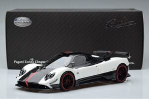 Pagani Zonda Cinque Hvid Benny Almost Real 1:18 850601001 Metal — billede 12 af 12