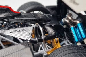 Pagani Zonda Cinque Hvid Benny Almost Real 1:18 850601001 Metal — billede 10 af 12