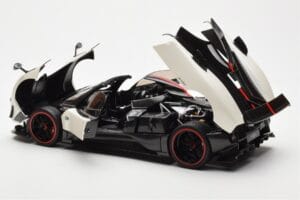 Pagani Zonda Cinque Roadster Hvid Benny Almost Real 1:18 850611001 Metal — billede 5 af 8