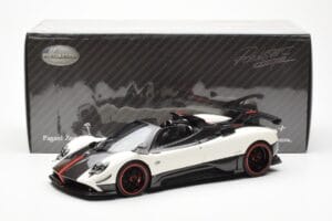 Pagani Zonda Cinque Roadster Hvid Benny Almost Real 1:18 850611001 Metal — billede 8 af 8