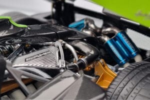 Pagani Zonda Cinque Grøn Firenze Almost Real 1:18 850602001 Metal — billede 11 af 15