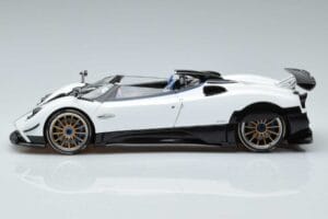 Pagani Zonda HP Barchetta Carbon Fiber Hvid LCD 1:18 LCD18009-WH Metal — billede 5 af 9