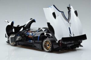 Pagani Zonda HP Barchetta Carbon Fiber Hvid LCD 1:18 LCD18009-WH Metal — billede 7 af 9
