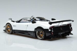 Pagani Zonda HP Barchetta Carbon Fiber Hvid LCD 1:18 LCD18009-WH Metal — billede 8 af 9