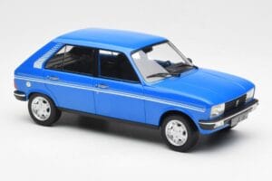 Peugeot 104 S Ibis Blå Norev 1:18 184903 Metal — billede 4 af 6