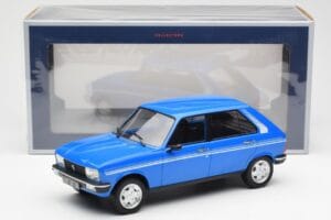 Peugeot 104 S Ibis Blå Norev 1:18 184903 Metal — billede 6 af 6