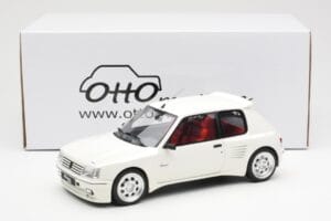 Peugeot 205 Dimma Hvid Otto 1:18 OT681 Resin — billede 6 af 6