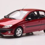 Peugeot 206 S16 Rød Otto 1:18