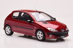 Peugeot 206 S16 Rød Otto 1:18 OT1039 Resin — billede 4 af 6