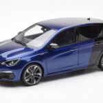 Peugeot 308 GTI Magnetic Blå Sort Otto 1:18 OT922