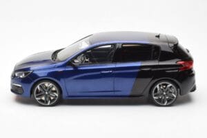 Peugeot 308 GTI Magnetic Blå Sort Otto 1:18 OT922 Resin — billede 3 af 6