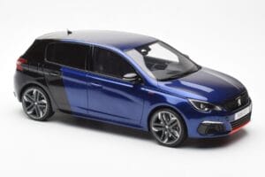 Peugeot 308 GTI Magnetic Blå Sort Otto 1:18 OT922 Resin — billede 4 af 6