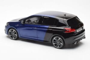 Peugeot 308 GTI Magnetic Blå Sort Otto 1:18 OT922 Resin — billede 5 af 6