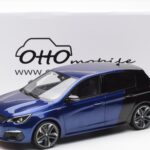 Peugeot 308 GTI Magnetic Blå Sort Otto 1:18 OT922 - image 6 of 6