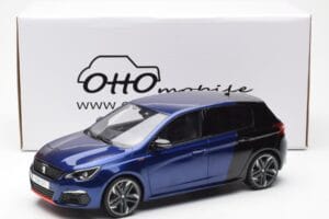 Peugeot 308 GTI Magnetic Blå Sort Otto 1:18 OT922 Resin — billede 6 af 6