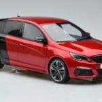 Peugeot 308 T9 GTI Rød Otto 1:18 OT368 Resin - image 4 of 6
