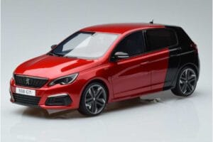 Peugeot 308 T9 GTI Rød Otto 1:18 OT368 Resin