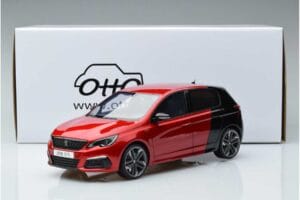 Peugeot 308 T9 GTI Rød Otto 1:18 OT368 Resin — billede 6 af 6