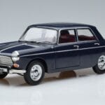 Peugeot 404 Blå Norev 1:18 184836 Metal