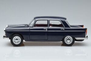 Peugeot 404 Blå Norev 1:18 184836 Metal — billede 4 af 7