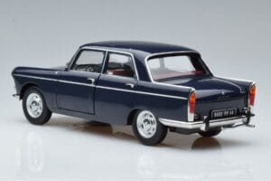 Peugeot 404 Blå Norev 1:18 184836 Metal — billede 6 af 7