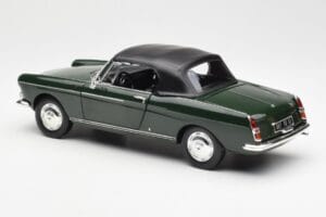 Peugeot 404 Cabriolet Antique Green Begrænset Udgave Norev 1:18 184829 Metal — billede 7 af 8