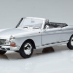 Peugeot 404 Cabriolet Sølv Norev 1:18