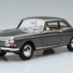 Peugeot 404 Coupe Graphite Grå Norev 1:18