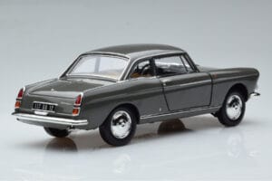 Peugeot 404 Coupe Graphite Grå Norev 1:18 184834 Metal — billede 3 af 7
