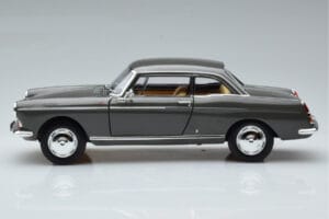 Peugeot 404 Coupe Graphite Grå Norev 1:18 184834 Metal — billede 4 af 7