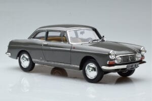 Peugeot 404 Coupe Graphite Grå Norev 1:18 184834 Metal — billede 5 af 7