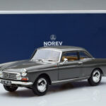 Peugeot 404 Coupe Graphite Grå Norev 1:18 - image 7 of 7